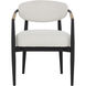 Marita Black / Louis Cream Outdoor Dining Armchair